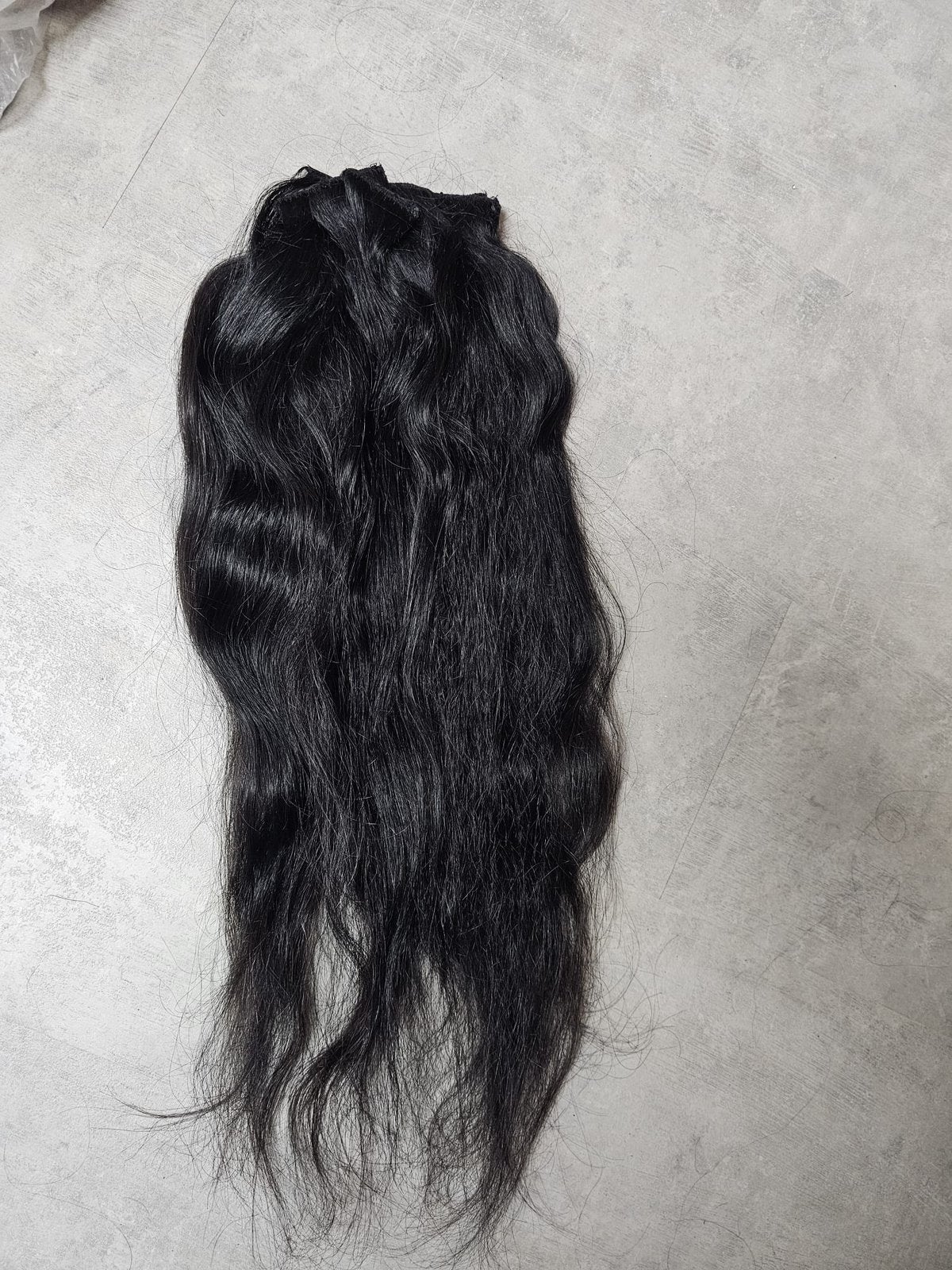 Hairextensions echt haar haarverlenging, Ophalen of Verzenden, Zo goed als nieuw, Pruik of Haarverlenging