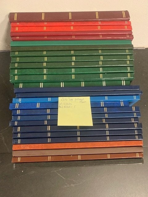 (27x) lege postzegel album, Ophalen of Verzenden, Verzamelalbum