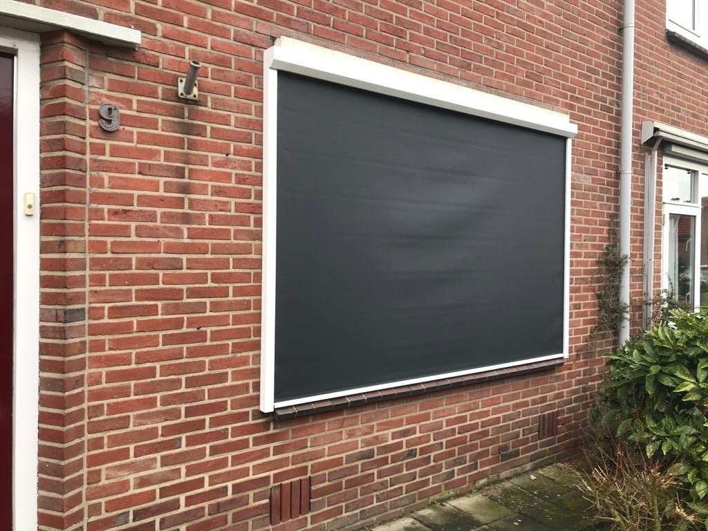 Screens / zonwering 155 x 165, Tuin en Terras, Zonneschermen, Ophalen, Gebruikt, Elektrisch, Minder dan 250 cm