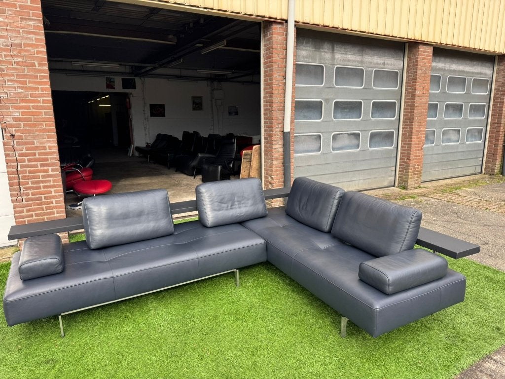 Hoekbank Rolf Benz  leer design bankstel modern sofa, Ophalen, 250 tot 300 cm, Geen, Pahest@hotmail.nl