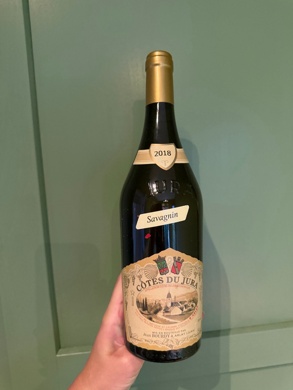 Côtes du Jura Savagnin 2018 - Witte wijn uit Frankrijk, Verzamelen, Wijnen, Ophalen, Frankrijk, Nieuw, Witte wijn