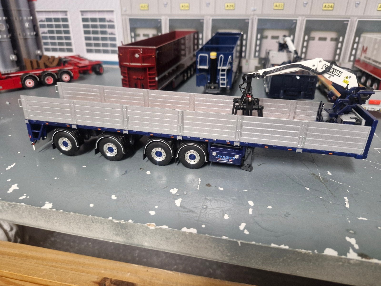 stenentrailer wsi JOBO gieten