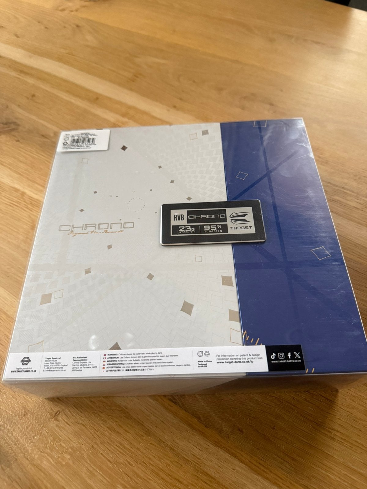 Target RVB Chrono 23 gram dartpijlen + k flex, Sport en Fitness, Ophalen of Verzenden, Zo goed als nieuw, Pijlen