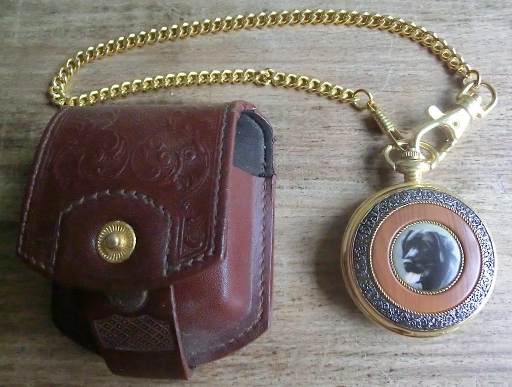 Franklin Mint - The Labrador Retriever Pocket Watch, Overige merken, Zakhorloge, Ophalen of Verzenden, Onbekend