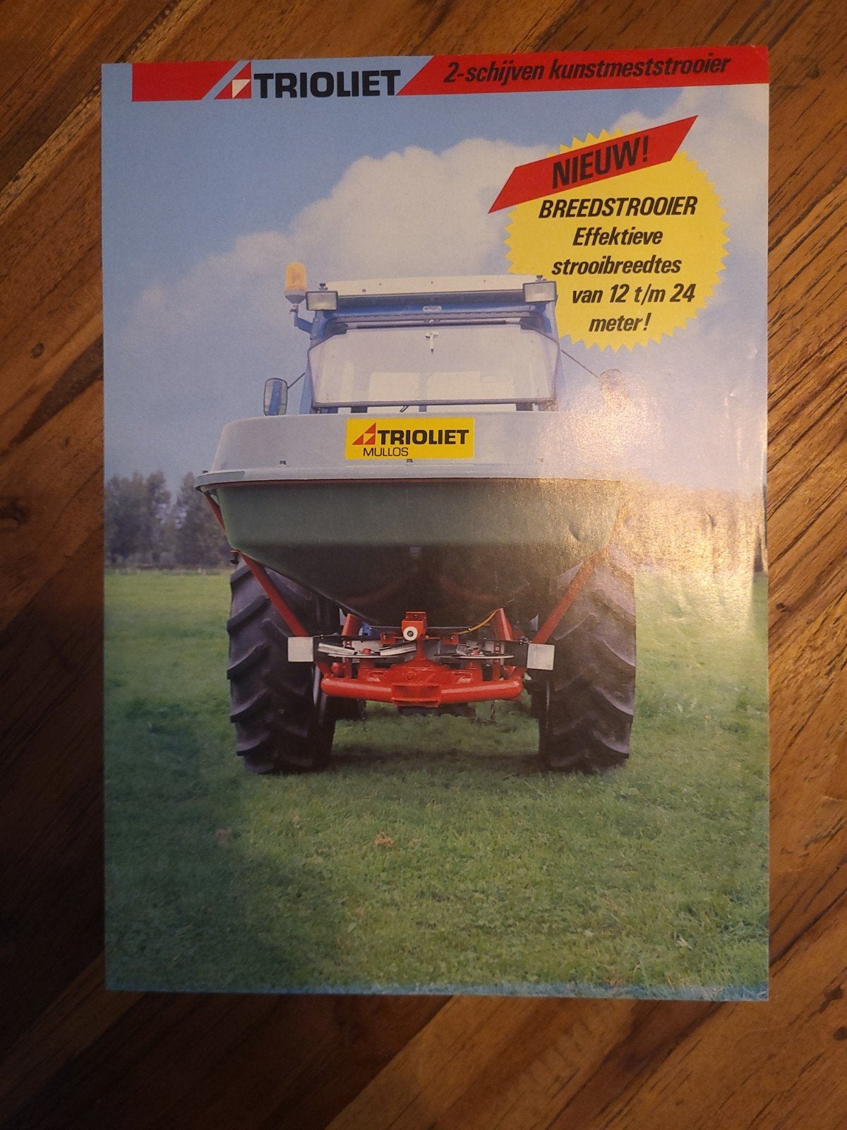 tractor folder Trioliet MULLOS breedstrooier, Ophalen of Verzenden, Zo goed als nieuw