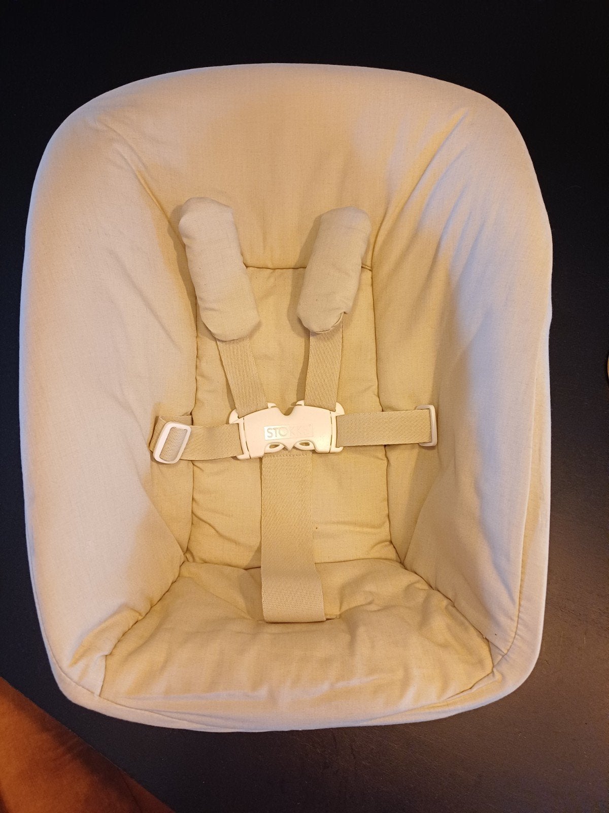 Stokke Tripp Trapp Newborn Set met 2 hoezen, Ophalen of Verzenden, Gebruikt, Meegroeistoel, Gordel(s)