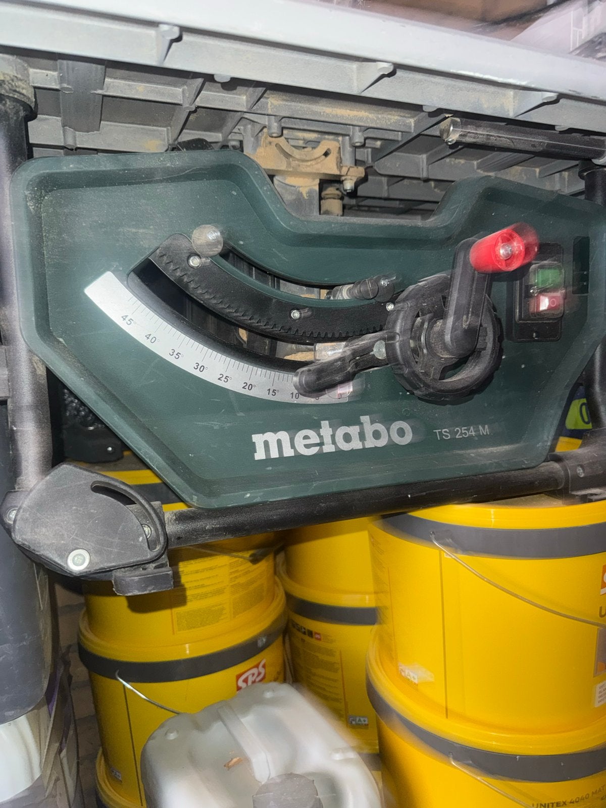 Metabo TS 254 M Tafelzaag - Gebruikt, Gebruikt, Cirkelzaag, 70 mm of meer, Ophalen of Verzenden