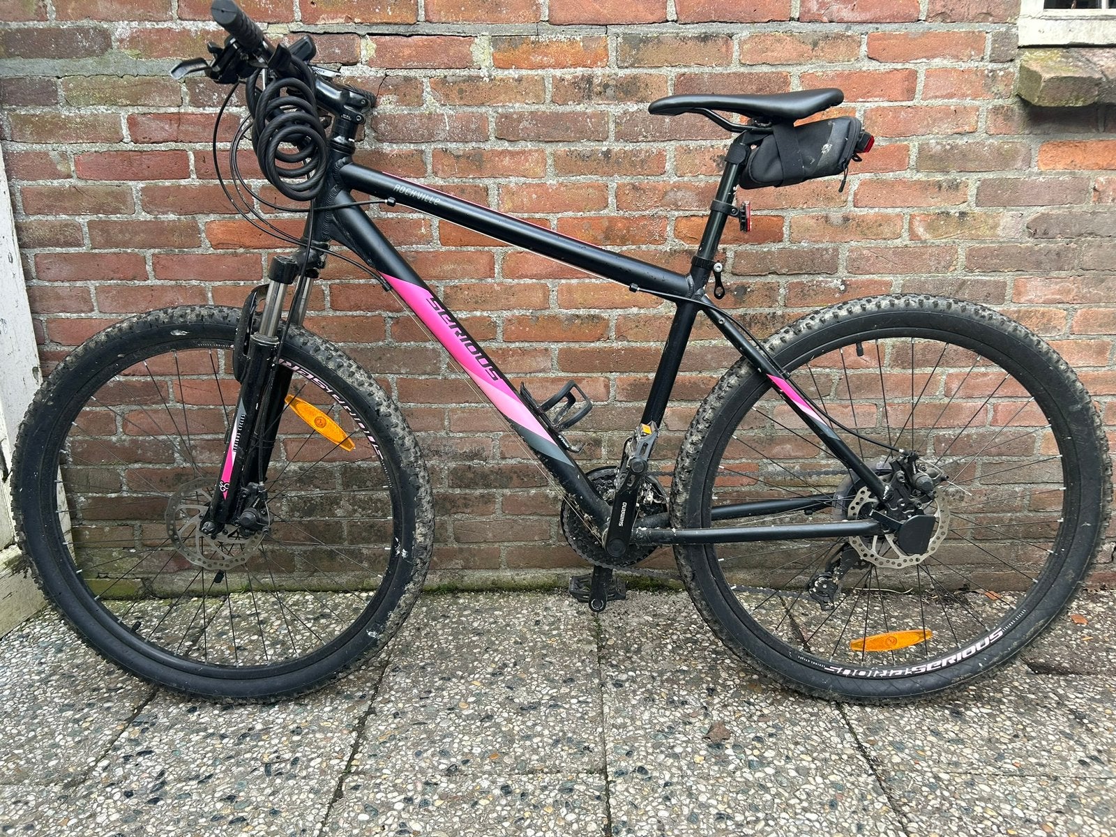 Mountainbike Serious Rockville 27,5” Disc black/pink, 45 tot 49 cm, Ophalen, Zo goed als nieuw, Overige merken
