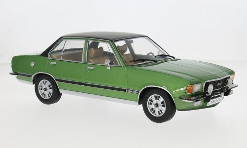 Opel Commodore B 1972 Groen met zwart vinyl dak - MCG 1:18