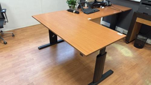 bureau 180x80, Ophalen, Gebruikt, Hout, Hoekbureau