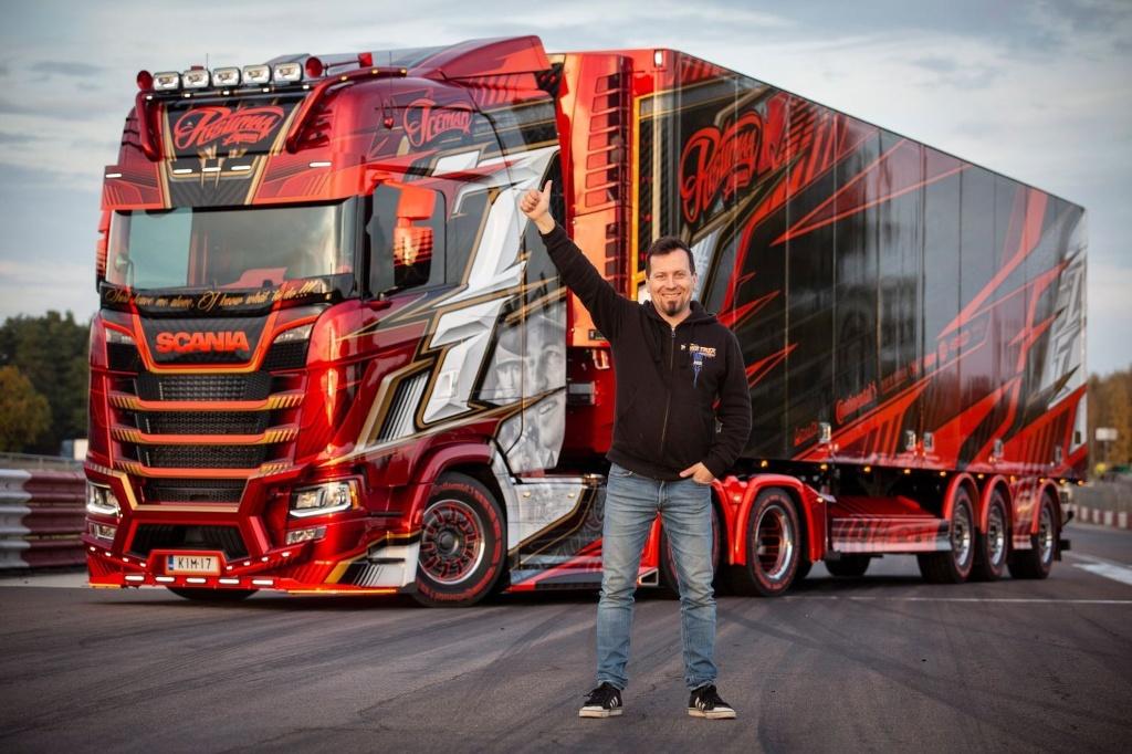 Tekno Scania Ristimaa  "The IceMan", Ophalen of Verzenden, Nieuw, Bus of Vrachtwagen, Tekno
