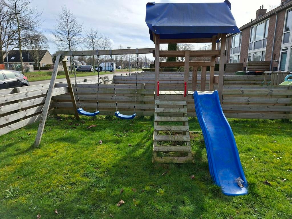 Wickey speeltoestel inclusief schommel en glijbaan, Ophalen of Verzenden, Schommel