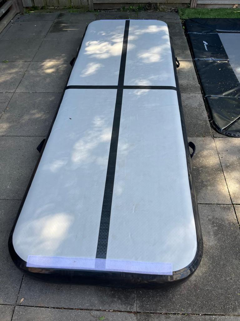Airctrack gym pro 3 mtr, Kindermaat 122 t/m 140, Ophalen, Zo goed als nieuw, Materiaal