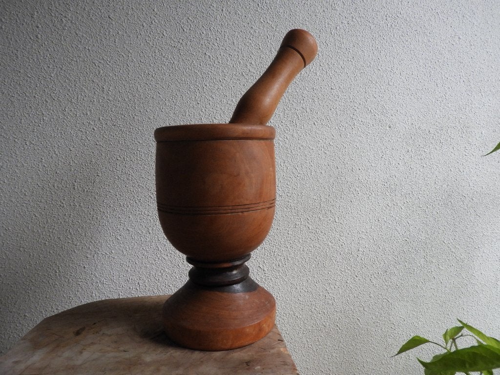 houten vijzel, Ophalen, Overige typen, Hout, Zo goed als nieuw