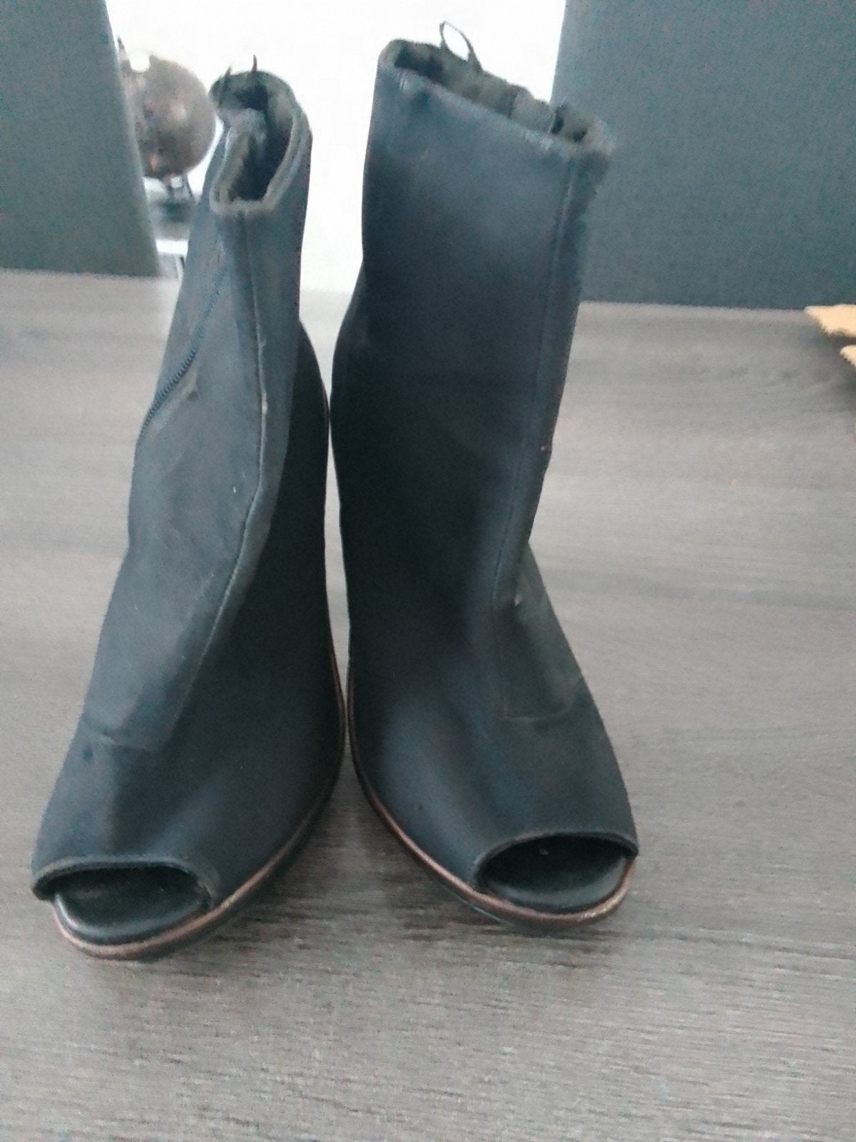 Zwarte open teen pumps - Maat 40, Kleding | Dames, Ophalen, Gedragen, Zwart, Pumps