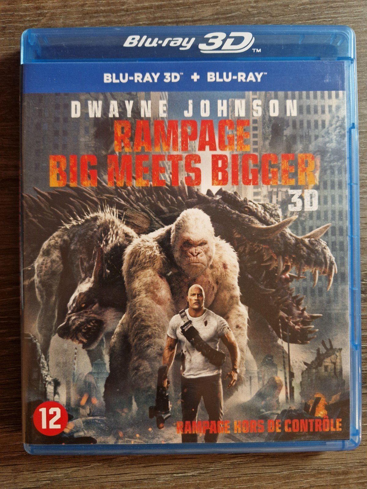Rampage (2018) 3D blu-ray + blu-ray, Nederlands, Film, Actie, Ophalen of Verzenden
