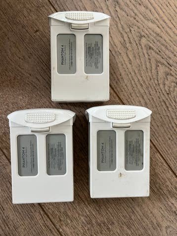 DJI Phantom 4 Pro Accu's - Set van 3, Ophalen of Verzenden, Gebruikt, Oplaadbaar