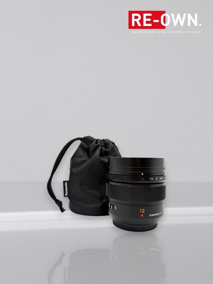 PANASONIC LEICA 12MM F/1.4 | SUMMILUX | TOPSTAAT | GARANTIE, ,, Micro Four Thirds, Zo goed als nieuw, 12 mm