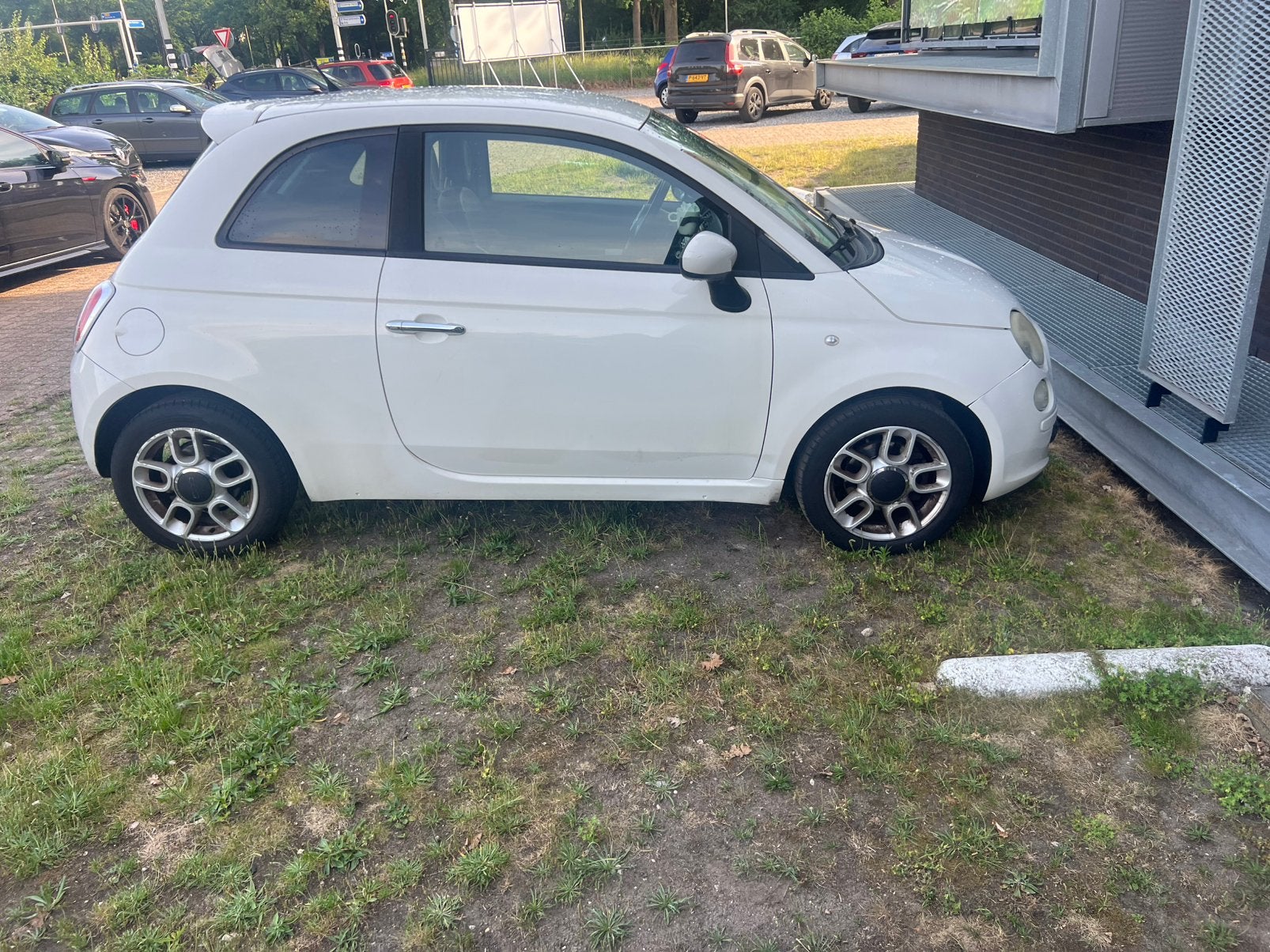 Fiat 500 1.4 16V 73KW C 2007 Wit, Voorwielaandrijving, 31 €/maand, 4 cilinders, 4 stoelen