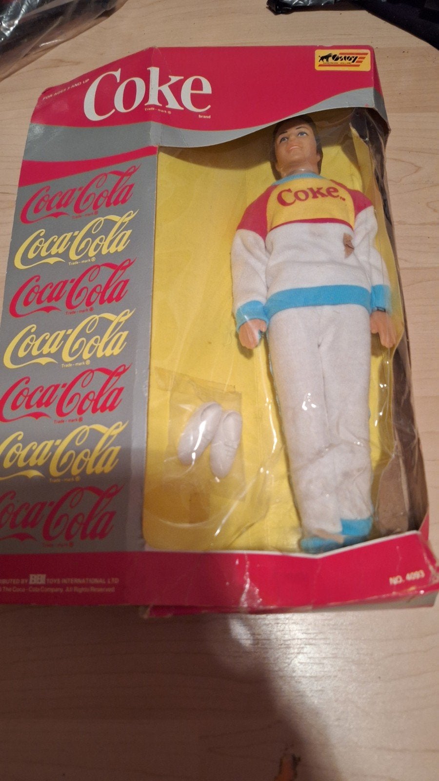 Vintage Coca-Cola Barbie Pop in originele verpakking, Ophalen, Nieuw, Barbie