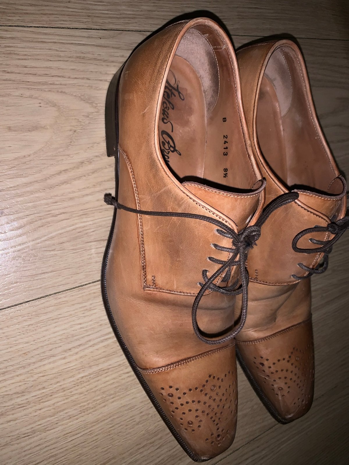 Stefano Branchini nette schoenen - Maat 42.5, Kleding | Heren, Ophalen of Verzenden, Gedragen, Bruin, Veterschoenen