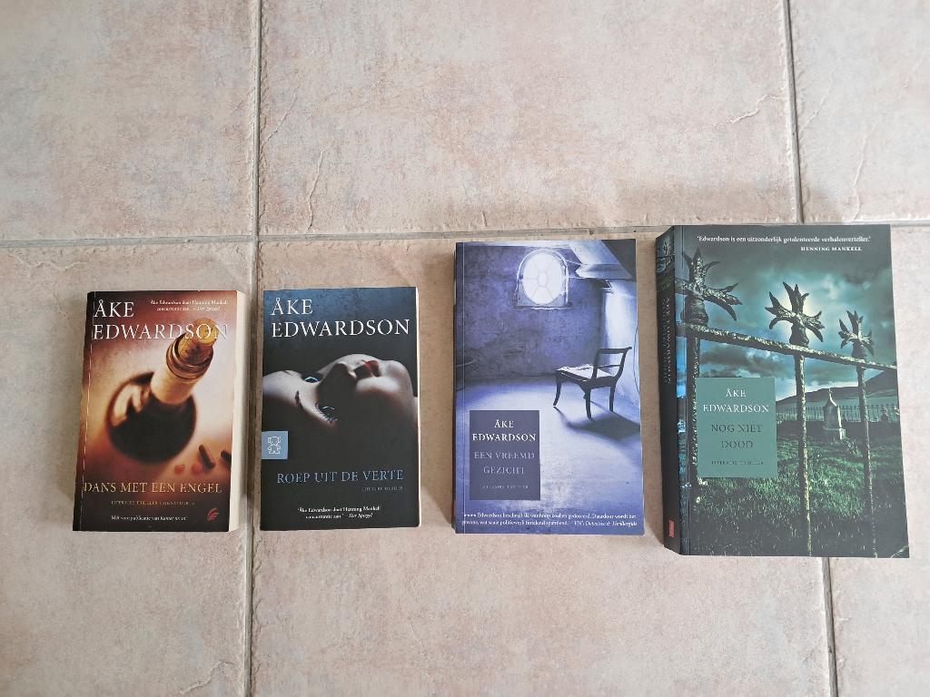 Ake Edwardson, 4 boeken Erik Winter serie, Ophalen, Zo goed als nieuw, Nederland, Ake Edwardson