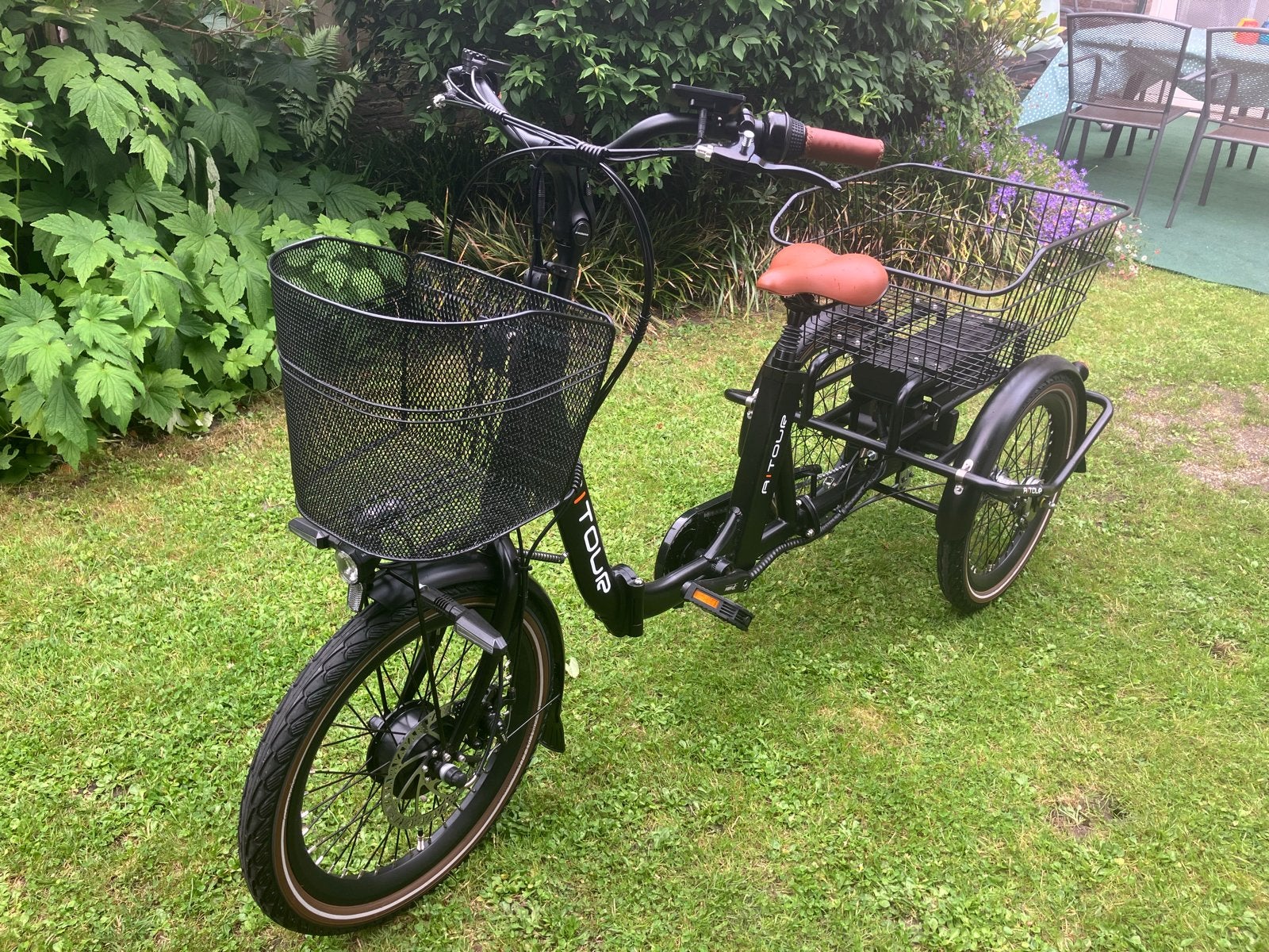 AITour Trike - Heal Mini, elektrische driewieler met manden, Ophalen of Verzenden, Zo goed als nieuw, Schijfrem