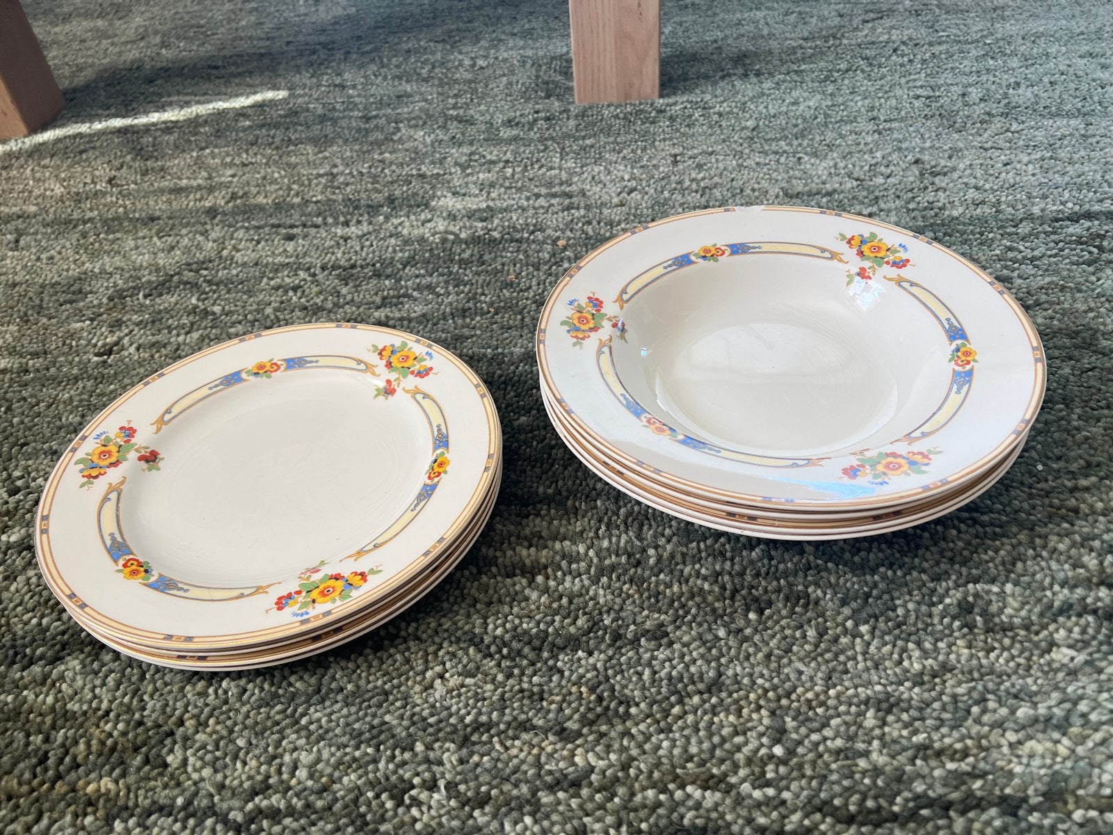Jaren 20-30 J&G Meakin Cornwall servies - 8 stuks, Ophalen of Verzenden