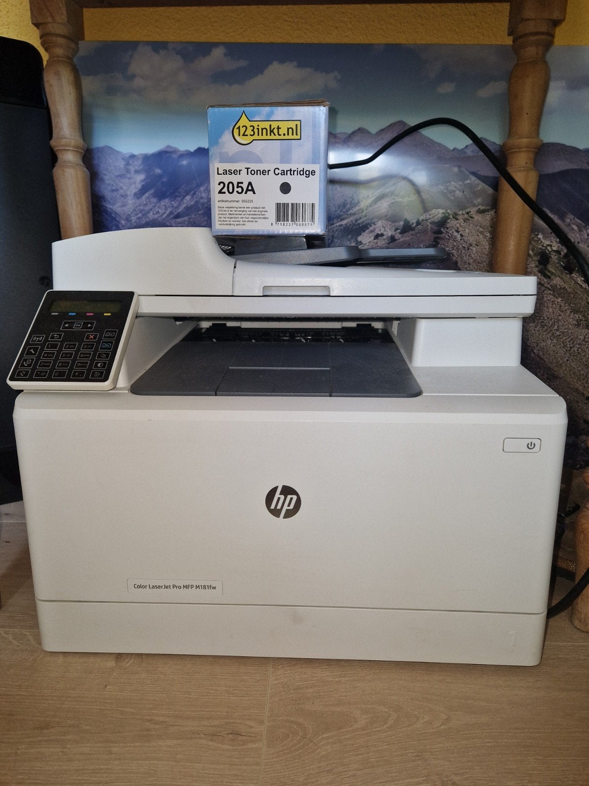 HP Color LaserJet Pro MFP M181fw All-in-One Printer, Computers en Software, Scannen, Ophalen of Verzenden, Zo goed als nieuw, Hp laserjet pro