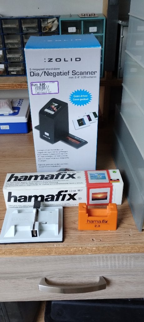dia scanner en magazijnen, Ophalen of Verzenden, Zo goed als nieuw