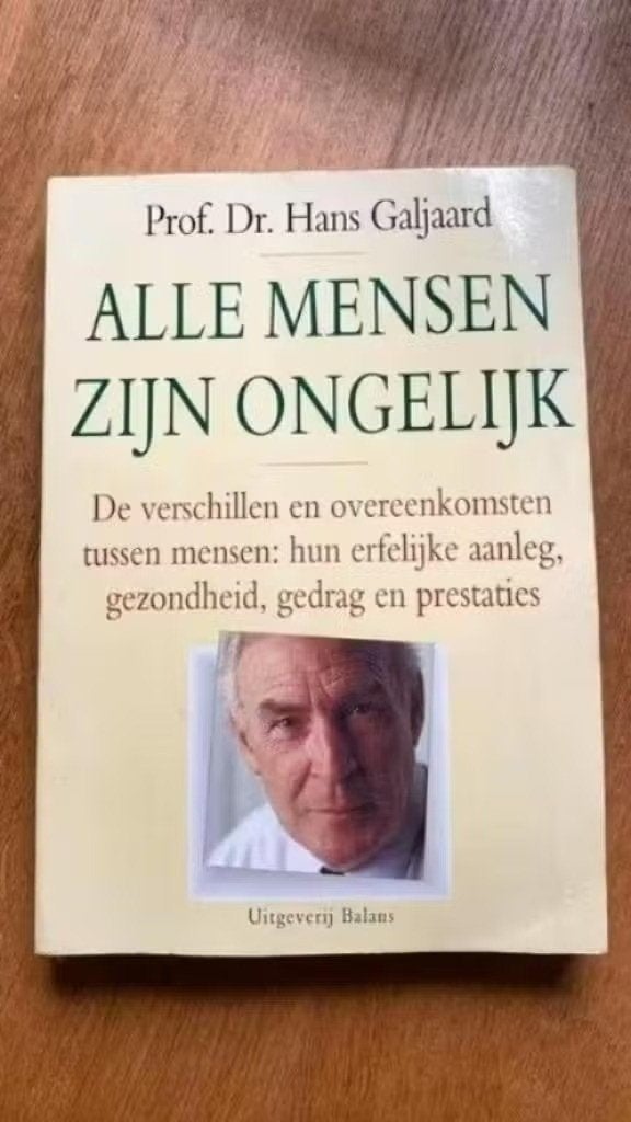 Alle mensen zijn ongelijk . Prof Dr. Hans Galjaard, Ophalen of Verzenden, Gelezen, Overige wetenschappen