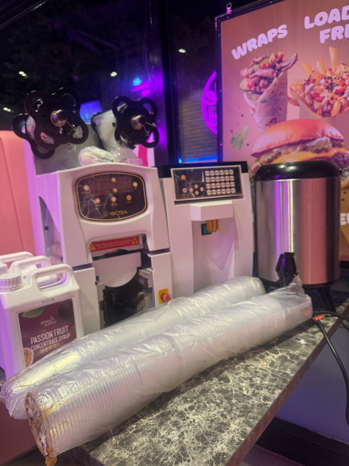 Complete Bubble Tea apparatuur machine – complete set –, Ophalen, Dranken