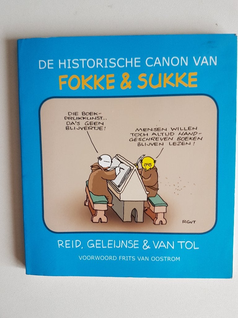 de historische canon van Fokke & Sukke, zgan, Eén stripboek, Ophalen of Verzenden, Zo goed als nieuw