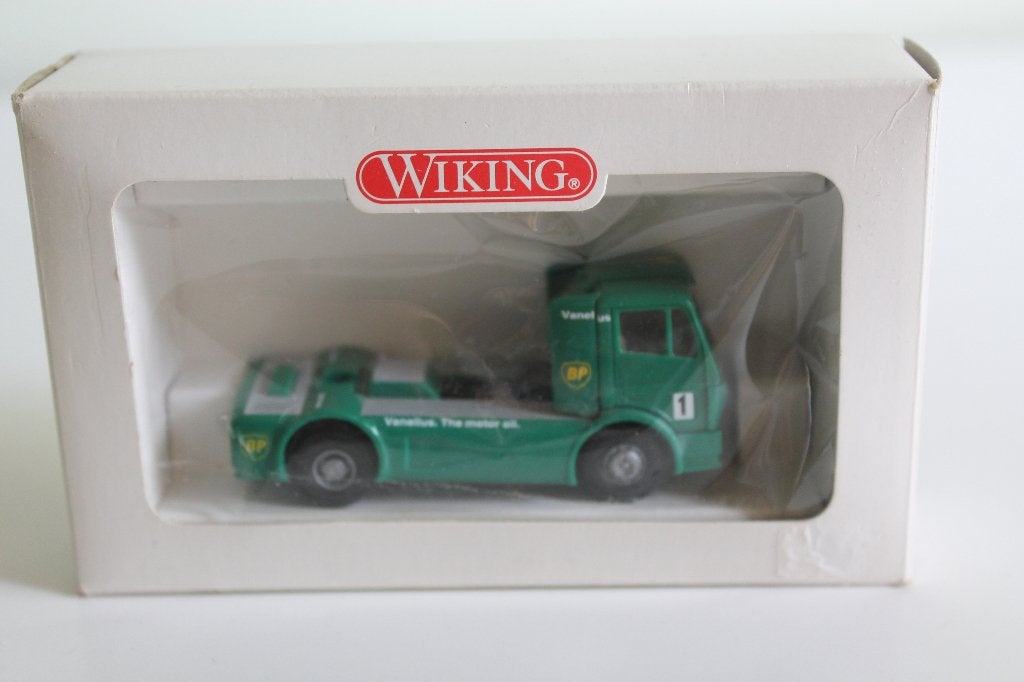 Wiking Mercedes Racetruck "BP" met startnr 1, Hobby en Vrije tijd, Ophalen of Verzenden, Zo goed als nieuw, Bus of Vrachtwagen