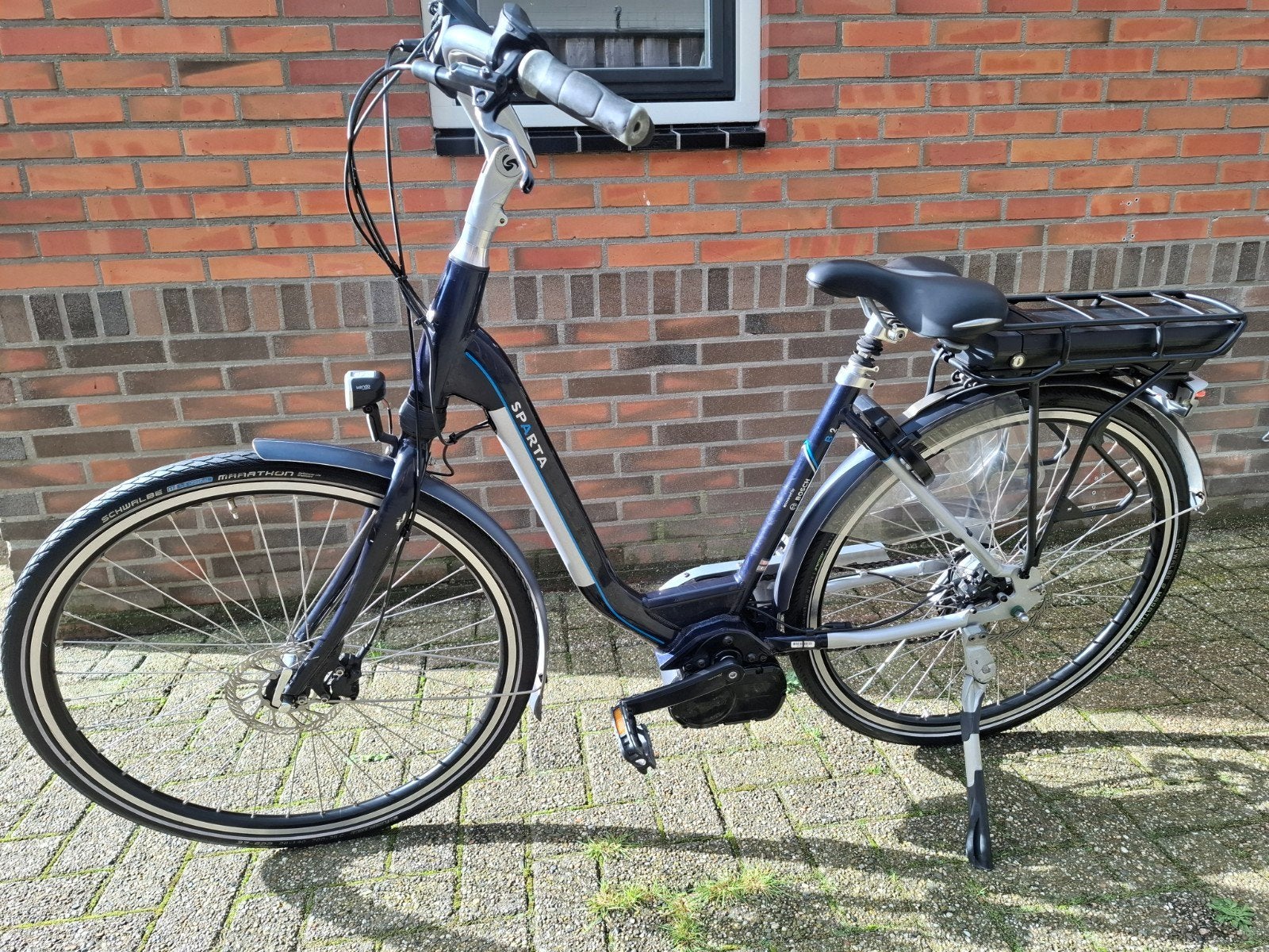Sparta B2 met Bosch middenmotor WEINIG KMS!, Fietsen en Brommers, Ophalen, Sparta, Gebruikt, 47 tot 51 cm