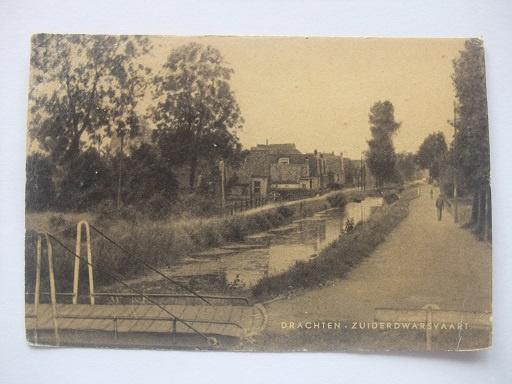 P257 Drachten - Zuiderdwarsvaart - 1947, Verzenden, 1940 tot 1960, Gelopen, Friesland