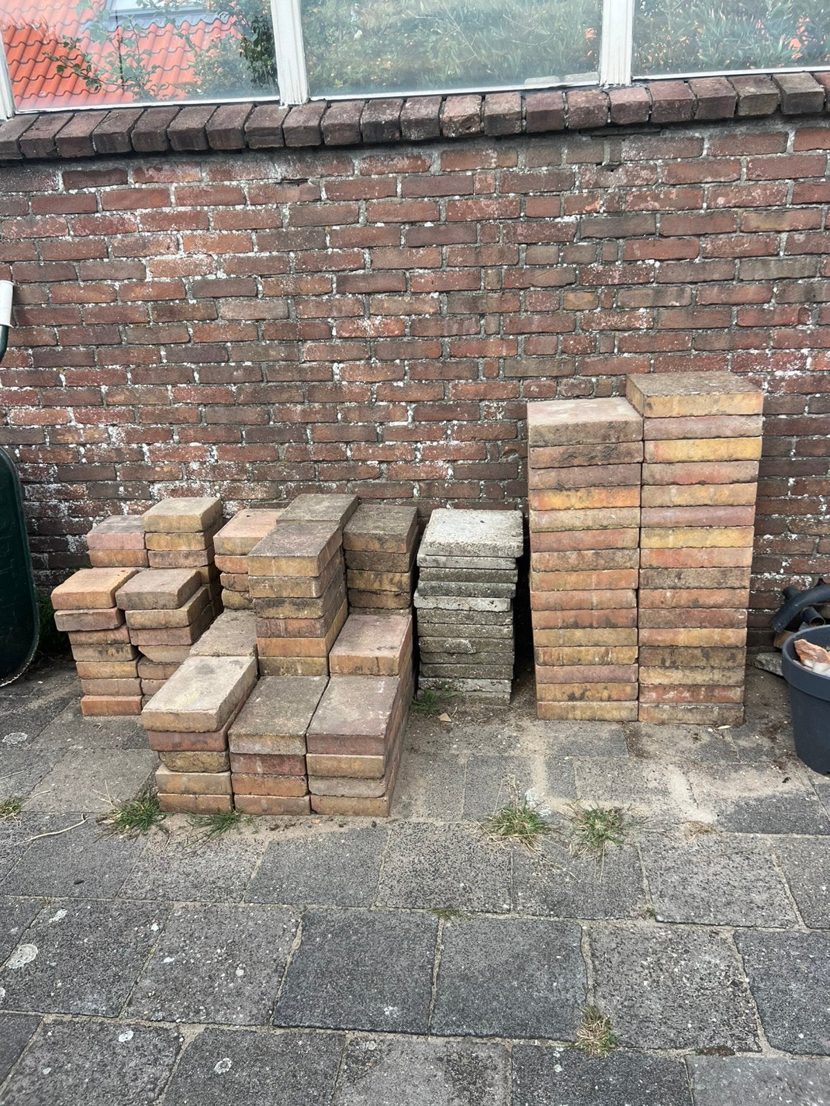 Tegels gratis afhalen, Tuin en Terras, Tegels en Klinkers, Ophalen, Gebruikt, Beton, Terrastegels