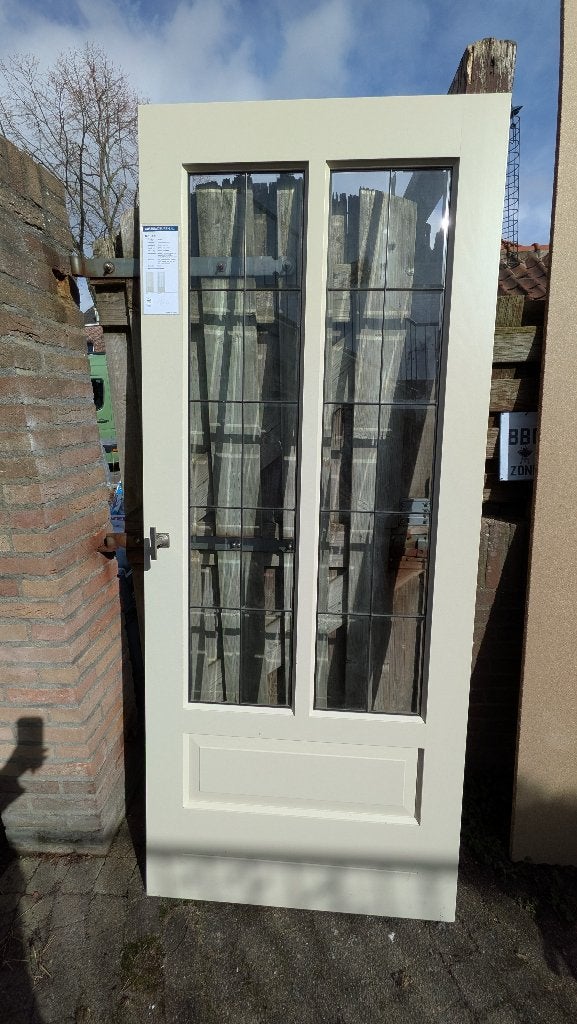 Binnendeur Glas-in-lood (Rouen Colour Lux), Doe-het-zelf en Verbouw, Deuren en Horren, Ophalen, Gebruikt, 80 tot 100 cm, Binnendeur