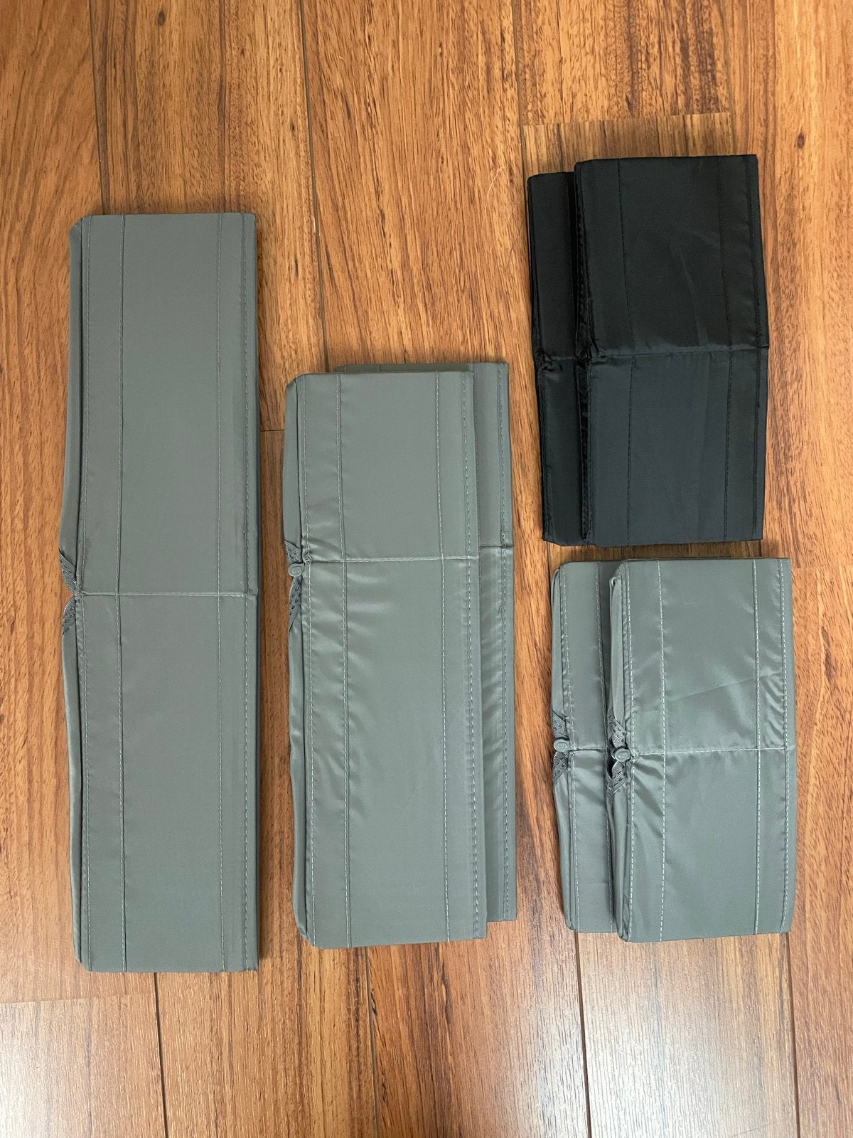 Complete set van 7 IKEA SKUBB opbergers, Ophalen of Verzenden, Gebruikt, Grijs, Textiel