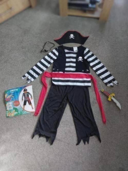 Karnaval kostuum Pirate, 146cm, 10-12 jaar, Ophalen of Verzenden, Gebruikt, 146 t/m 152, Jongen of Meisje
