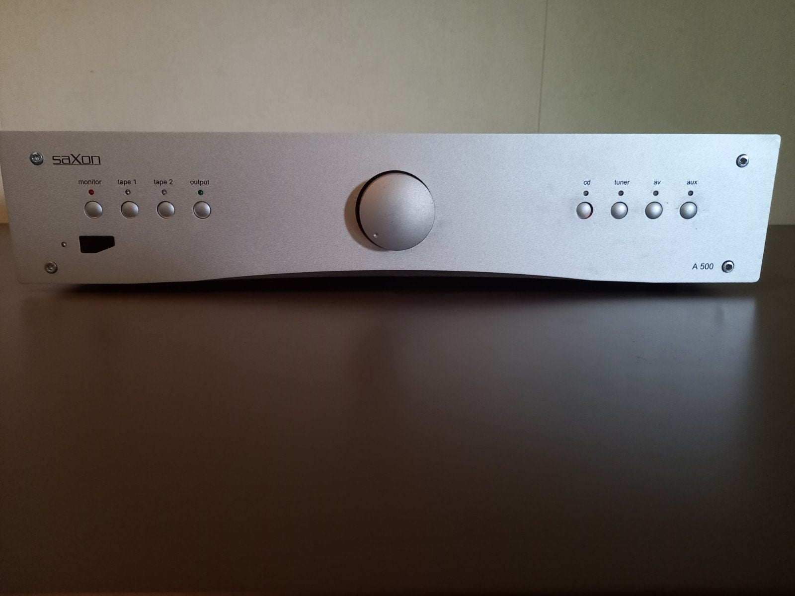 SAXON A-500 INTEGRATED AMP RINGKERNTRAFO 2 X 75 WATT 8 OHM, Overige merken, Gebruikt, Ophalen of Verzenden, 60 tot 120 watt