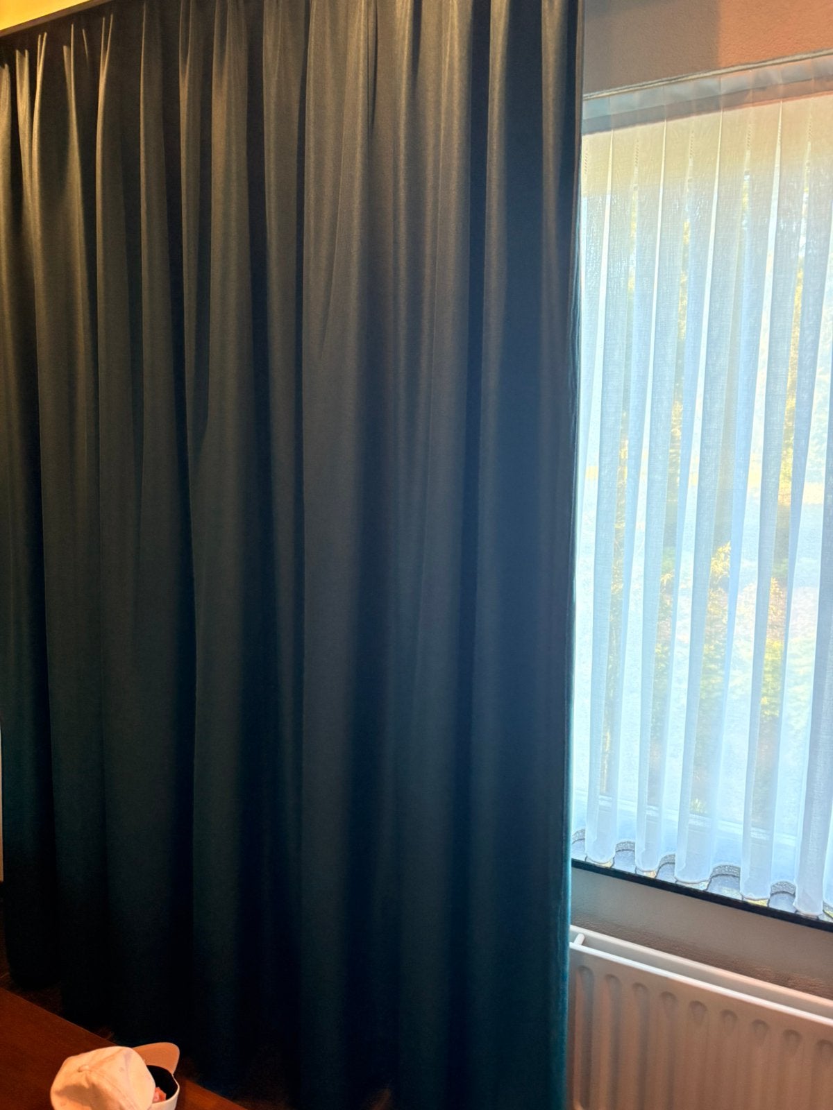 Gordijnen, Overgordijn, 295 cm, Ophalen of Verzenden, Zo goed als nieuw
