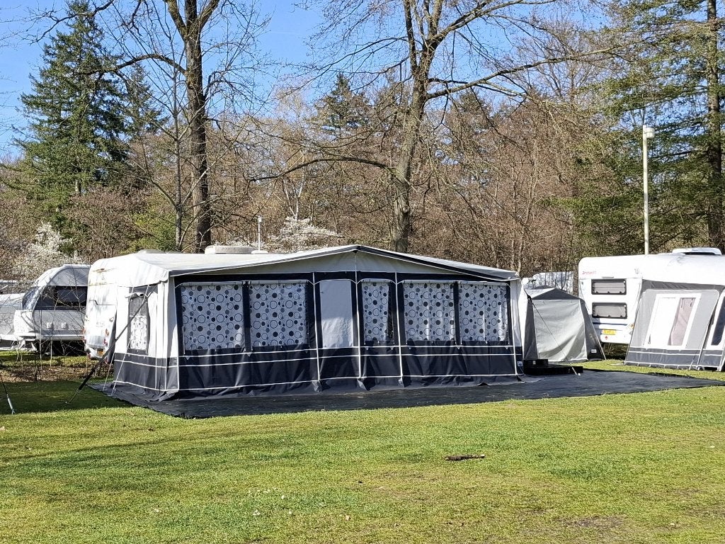 LMC Münsterland Maestro 655D | Complete seizoenscaravan, Caravans en Kamperen, Rondzit, 7 tot 8 meter, Particulier, Kluisje