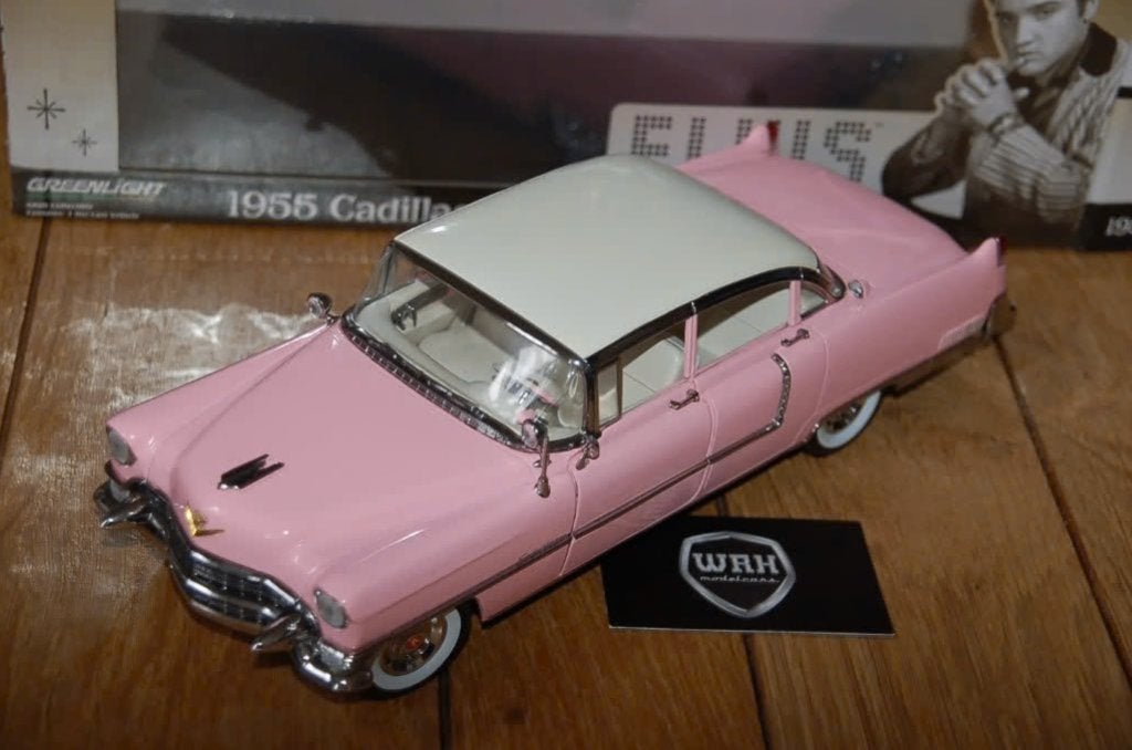 1:18 CADILLAC FLEETWOOD 1955 ELVIS Greenlight in box WRH, Verzenden, Zo goed als nieuw, Auto, Overige merken