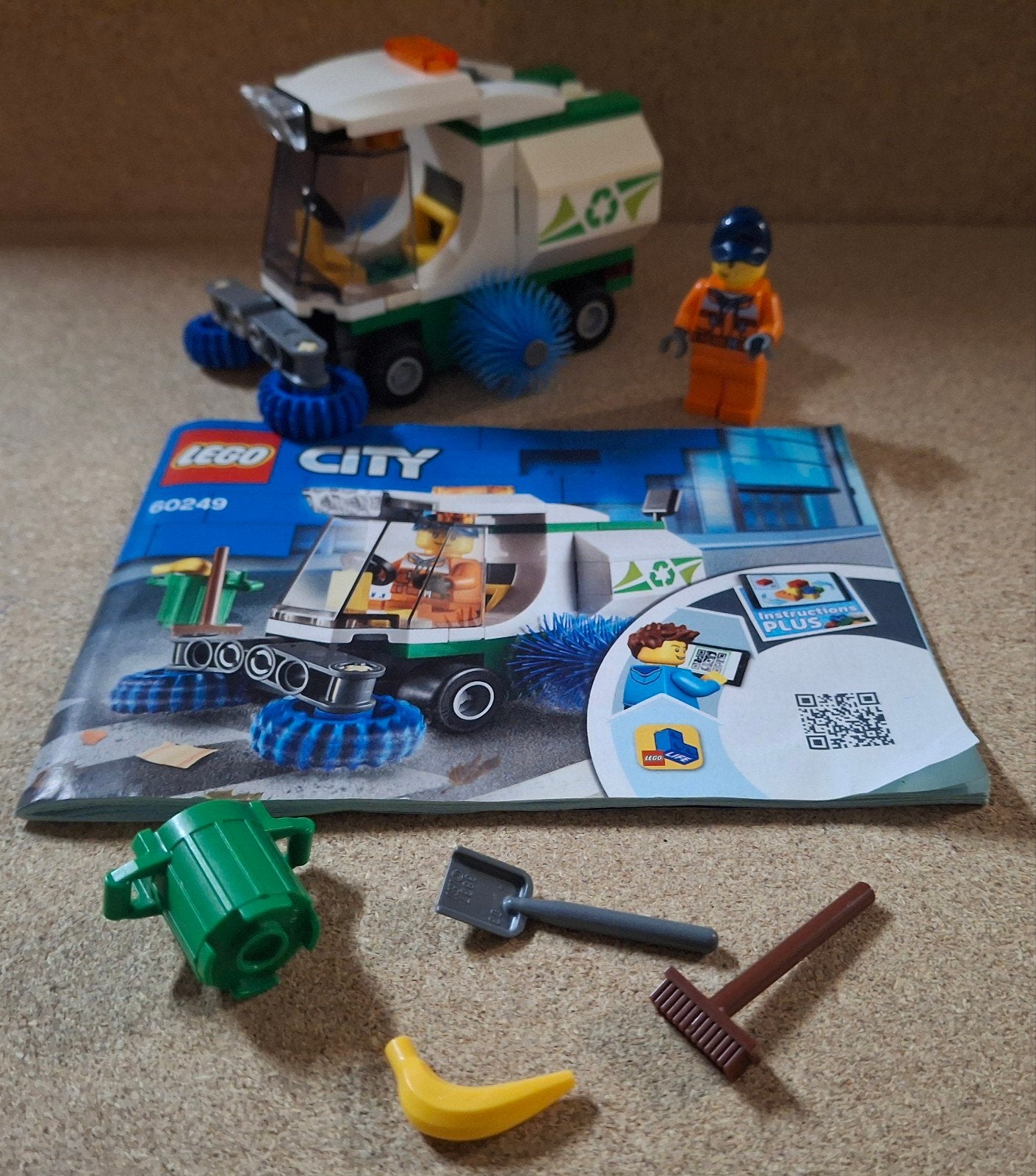 lego city veegmachine nr 60249 compleet