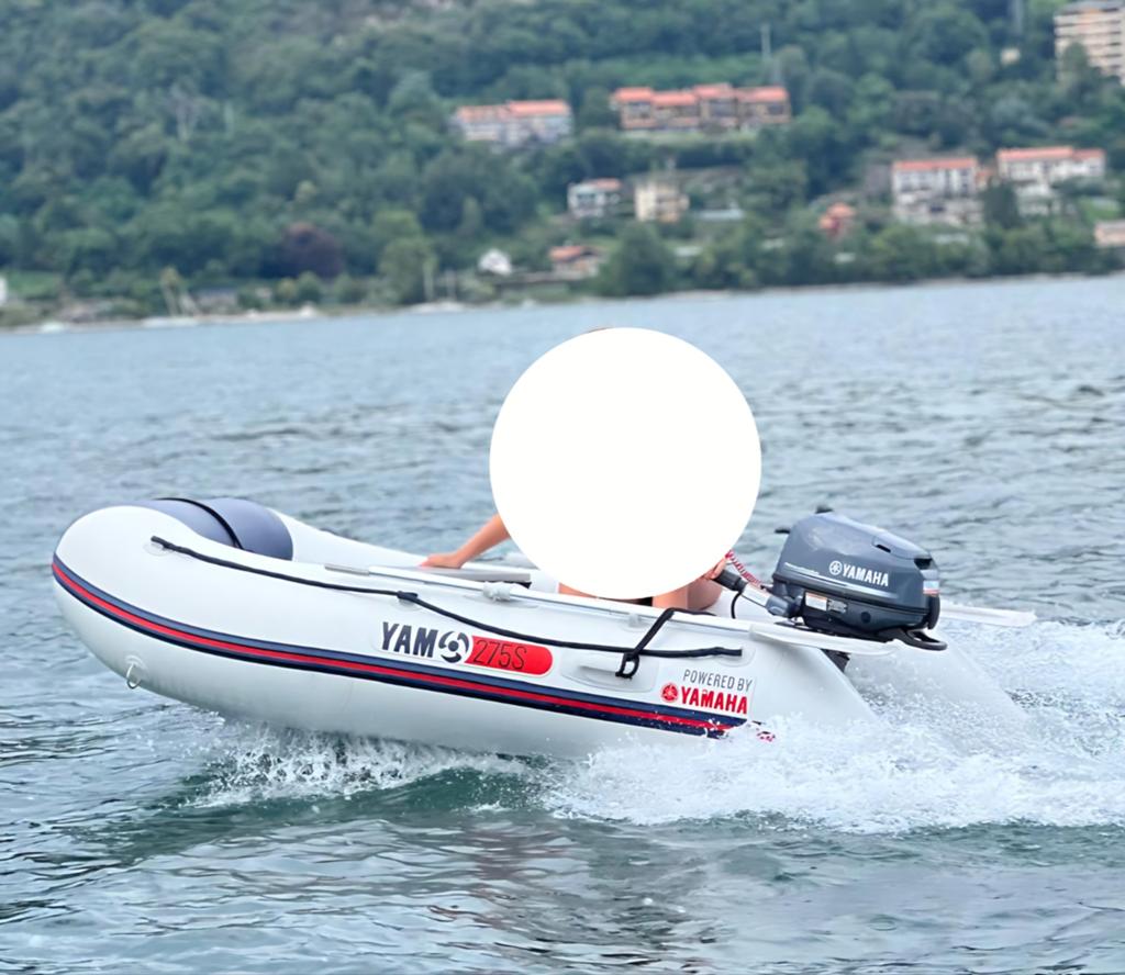 Rubberboot 275cm met buitenboordmotor, Yamaha, Watersport en Boten, Ophalen, Aluminium, Inclusief motor, 5 pk