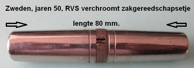 antieke z.g. barrel toolset, zakgereedschapsetje, pré war II, Ophalen of Verzenden
