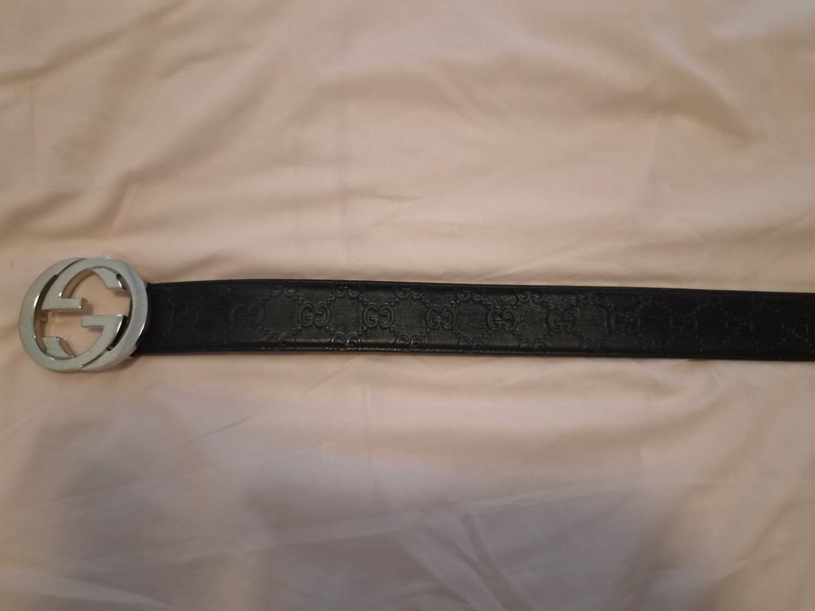 Originele zwarte Gucci riem, maat M, bon aanwezig, Ophalen of Verzenden
