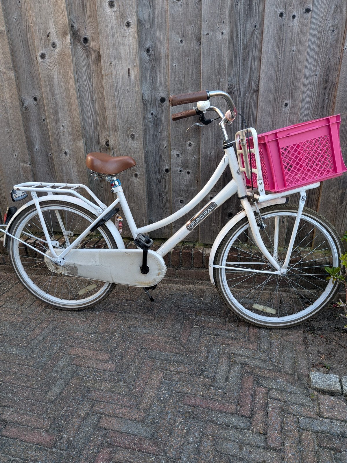 Popal meisjesfiets 26 inch, Ophalen, Gebruikt, 26 inch of meer
