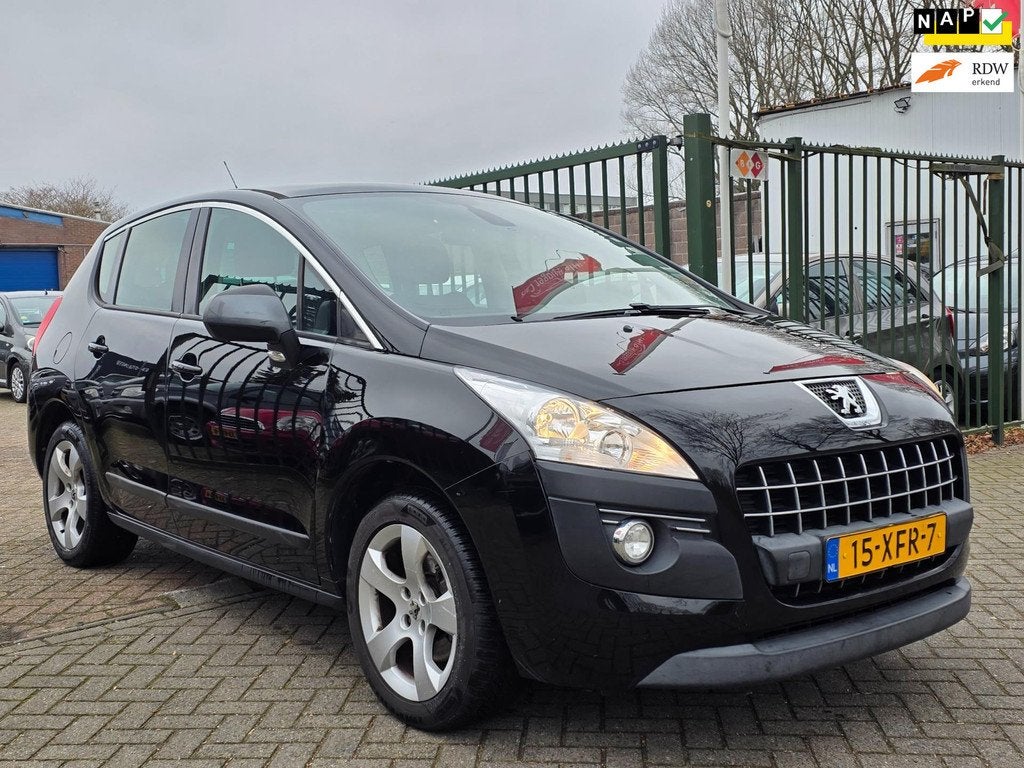 Peugeot 3008 1.6 THP Active Automaat carplay panorama dak na, Euro 5, Gebruikt, Zwart, Origineel Nederlands